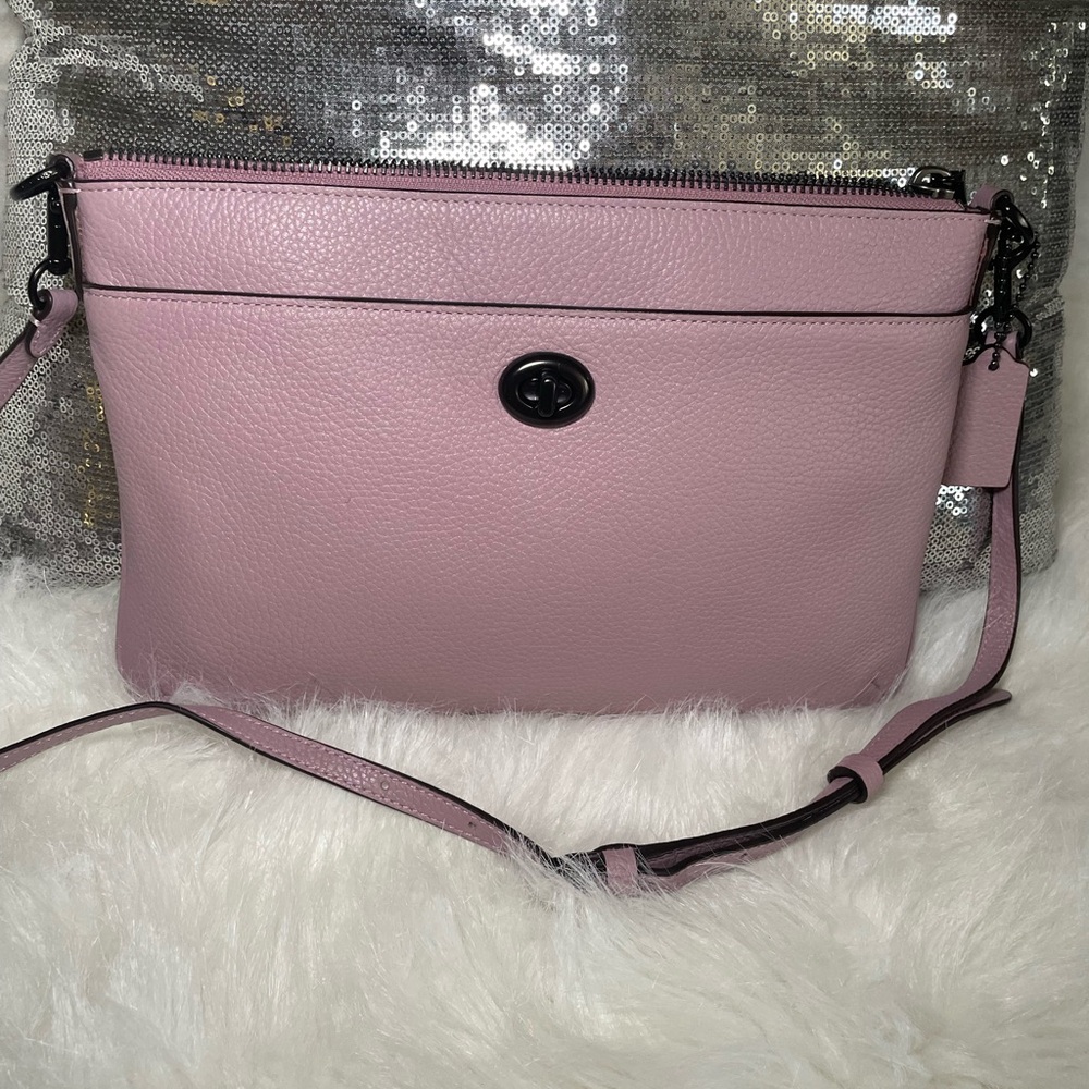 Coach Polly Pebbled Leather Crossbody